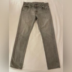 Levi’s Capital E Matchstick grey jeans